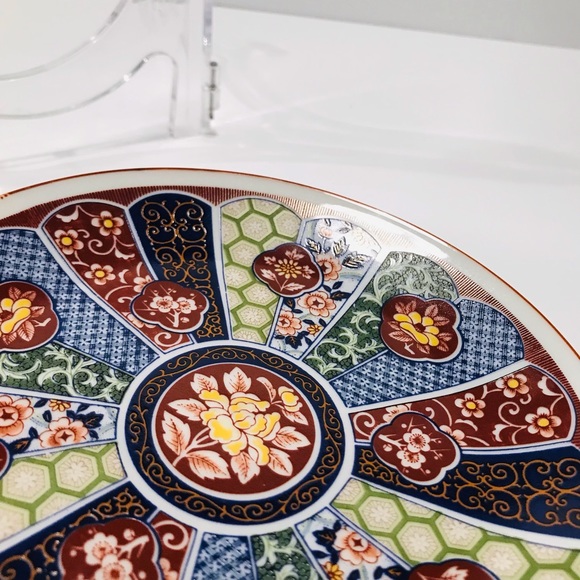 Vintage Imari Ware Made In Japan Decorative Plate Wall Plague Porcelain 6.25” - Picture 5 of 6